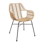001 Za.3566c Palm Stacking Armchair