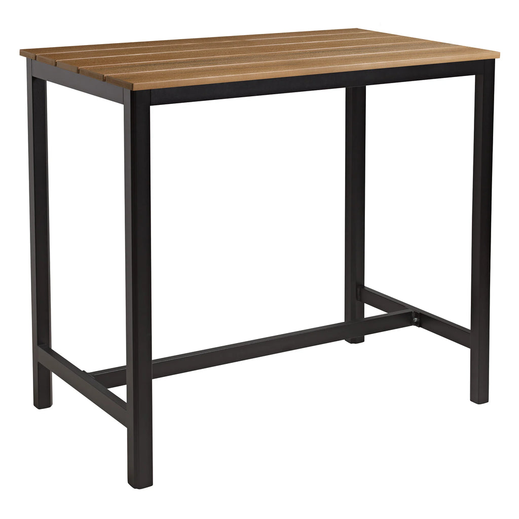 EKO Rectangular Poseur Table - Aged Golden Oak