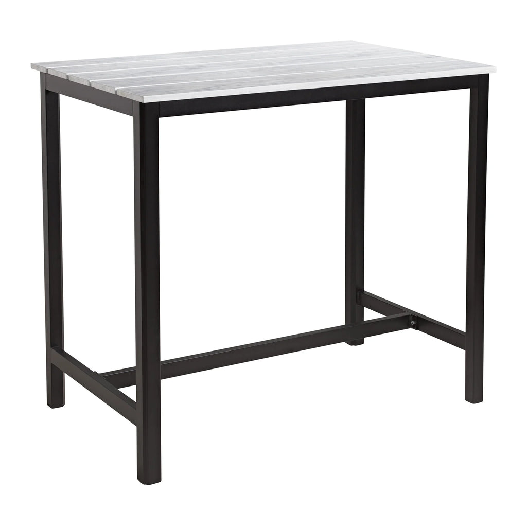EKO Rectangular Poseur Table - Whitewash