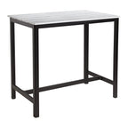 EKO Rectangular Poseur Table - Whitewash