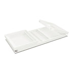 004 Flow Dining Table White Frame White Table Top Detail 2