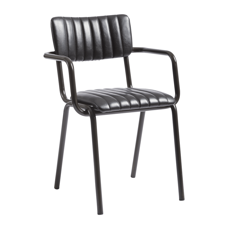 031 Za.3327c Tavostackingarmchairvintageblack