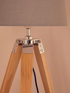Calloway Tripod Table Lamp with Light Wood Base
