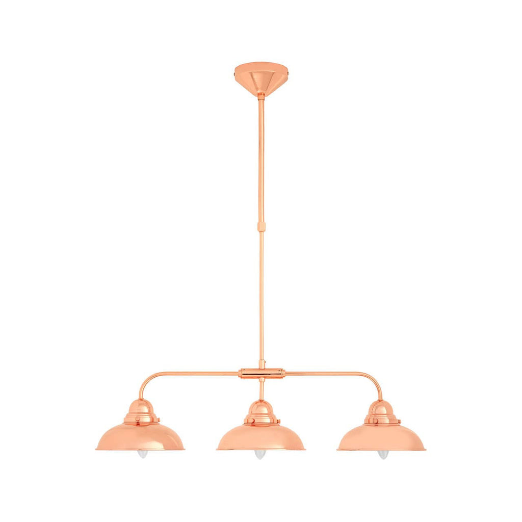 Thorne 3 Pendant Copper Finish Pendant Light