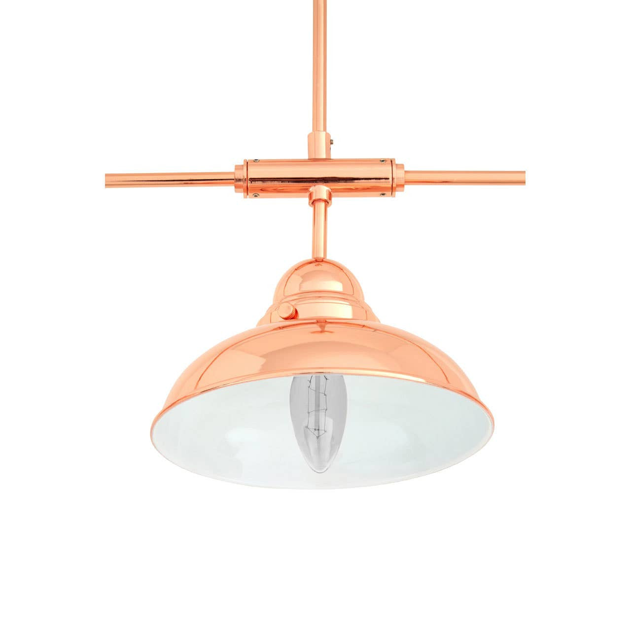Thorne 3 Pendant Copper Finish Pendant Light