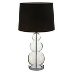 Reed Black Fabric Shade Table Lamp