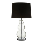 Reed Black Fabric Shade Table Lamp