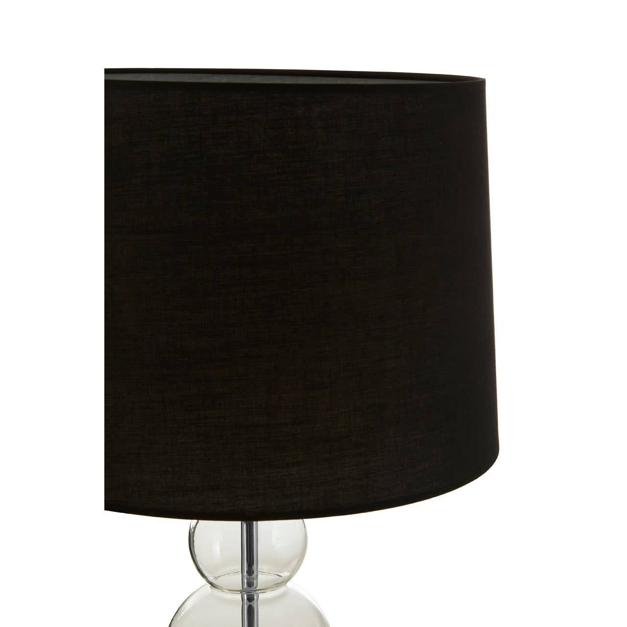 Reed Black Fabric Shade Table Lamp