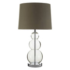Reed Grey Fabric Shade Table Lamp