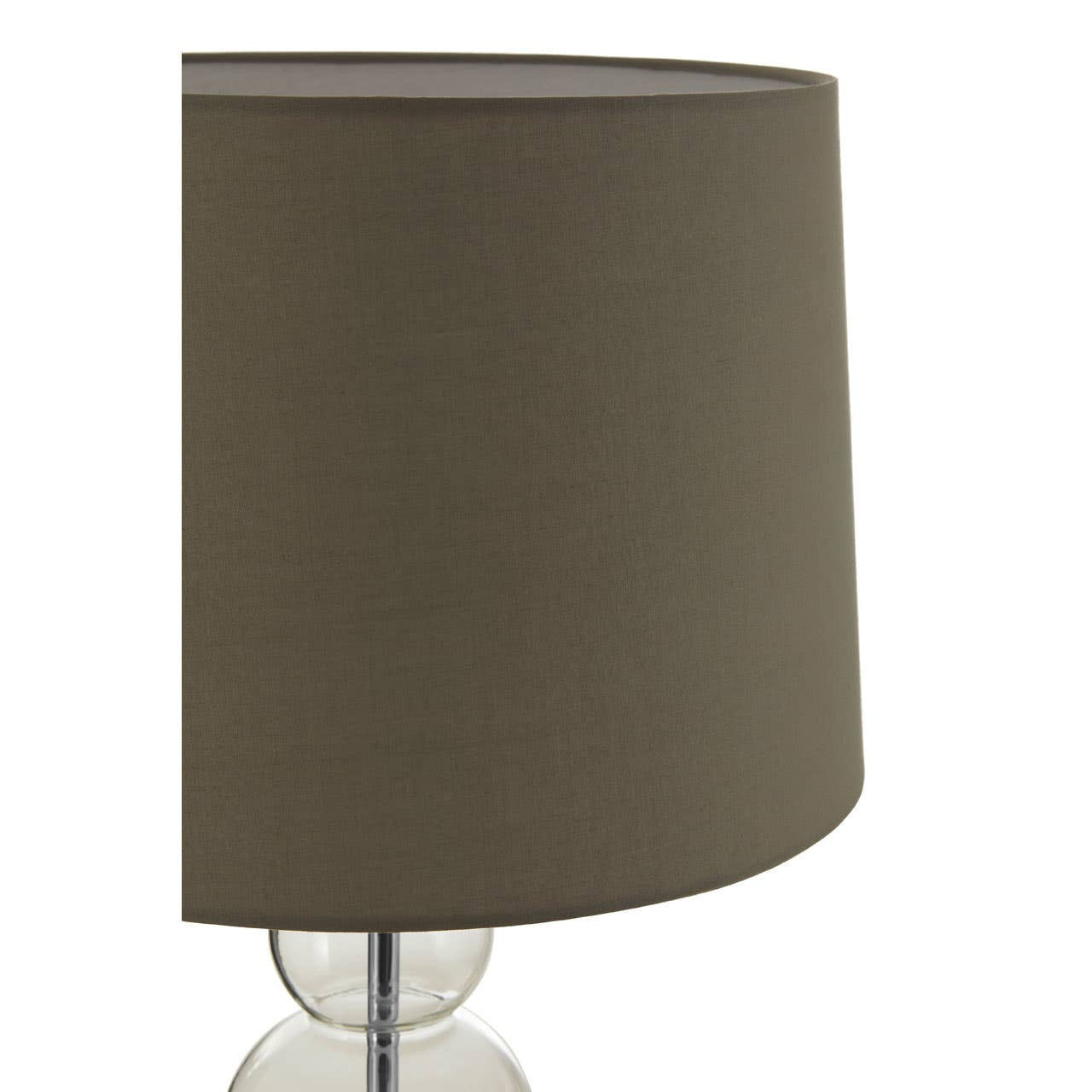 Reed Grey Fabric Shade Table Lamp