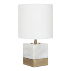 Lucano White Marble Accent Lamp