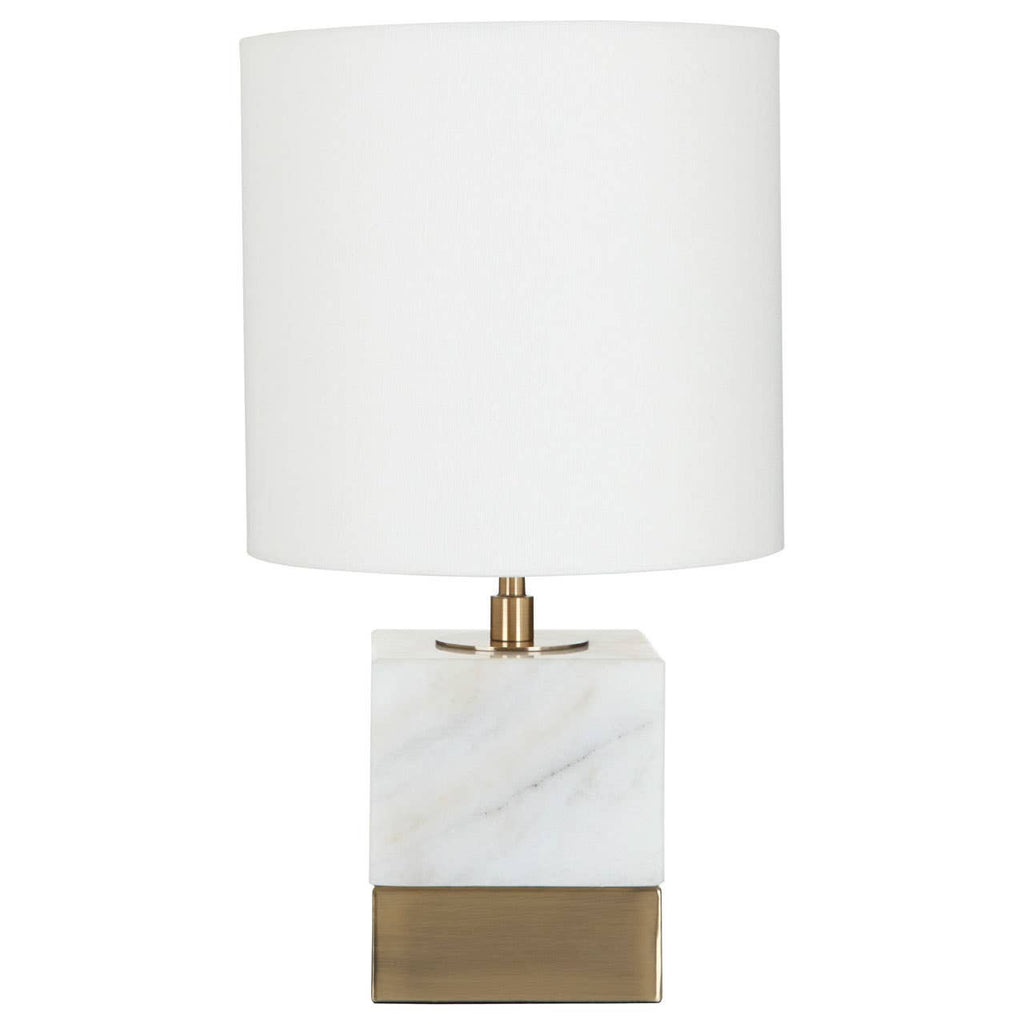 Lucano White Marble Accent Lamp