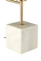 Amara Table Lamp With White Marble Base