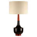 Orion Table Lamp with Wood and Ceramic Base