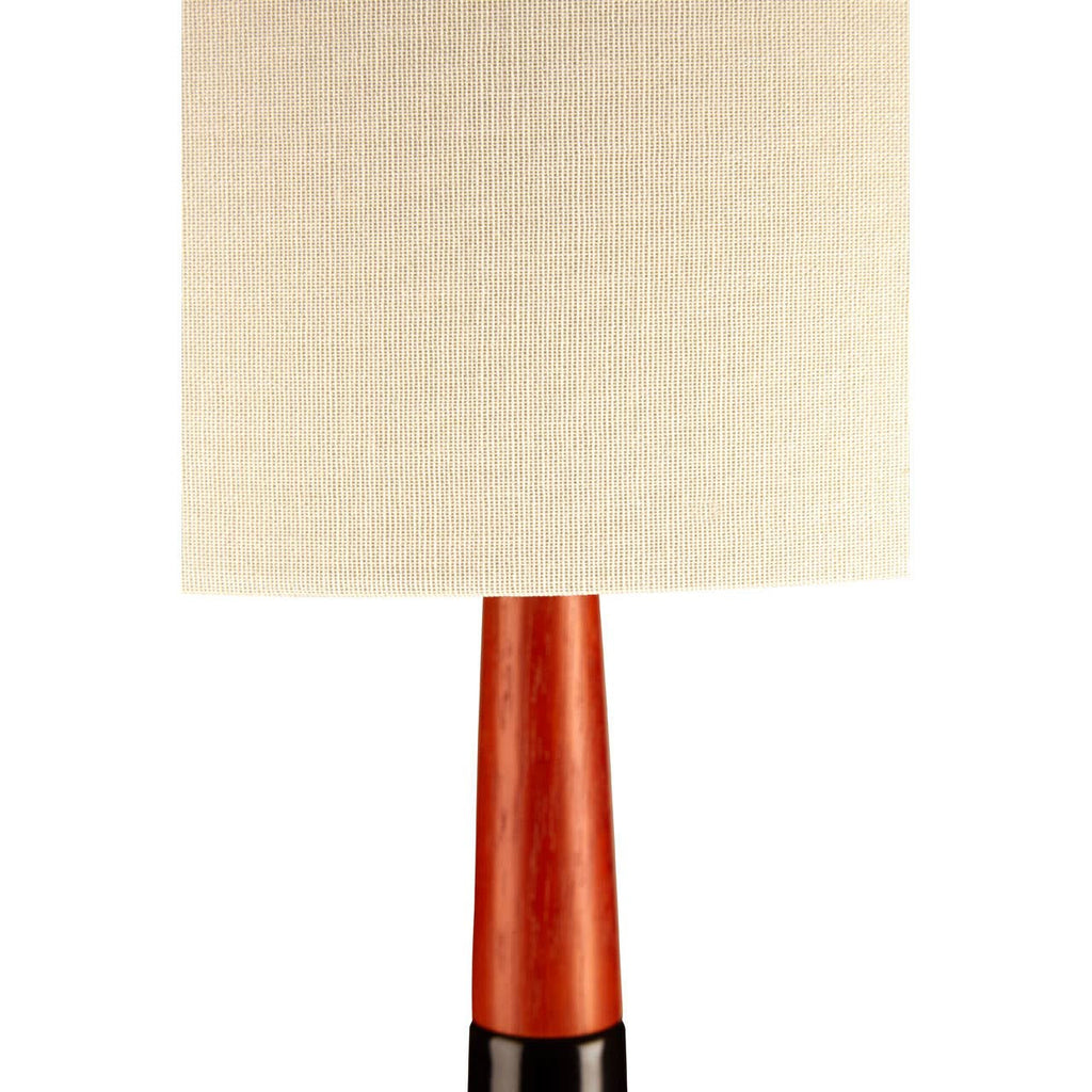 Orion Table Lamp with Wood and Ceramic Base