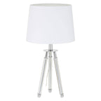 Cordelia Chrome Finish Tripod Table Lamp
