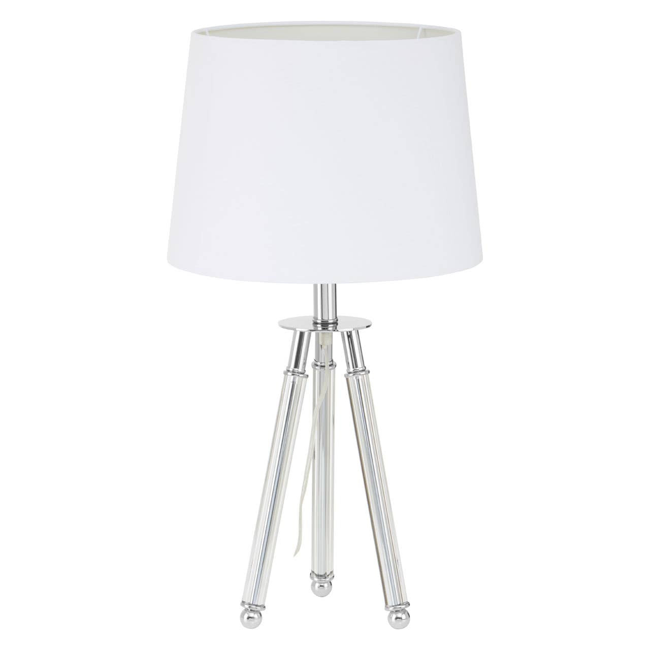 Cordelia Chrome Finish Tripod Table Lamp