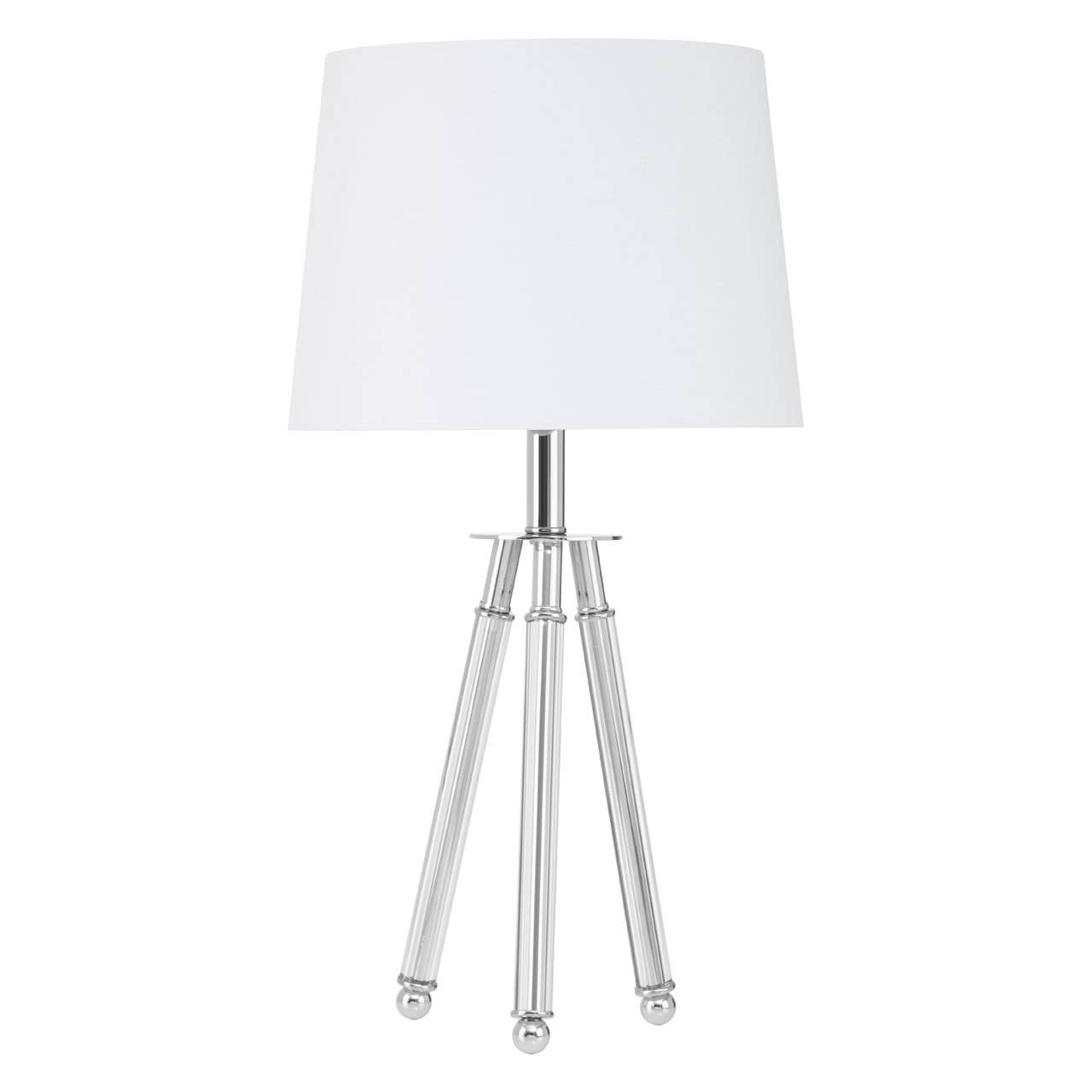 Cordelia Chrome Finish Tripod Table Lamp