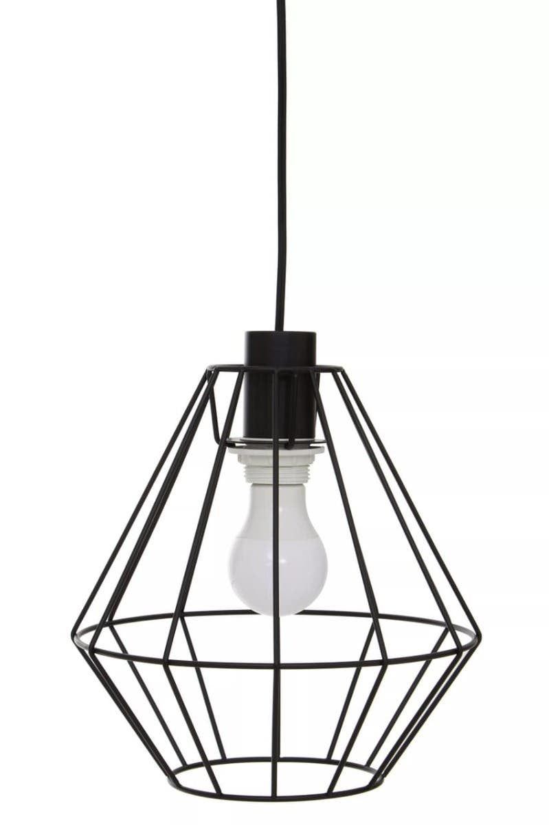 Vega Black Cage Pendant Light