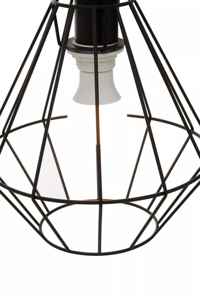 Vega Black Cage Pendant Light