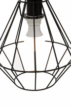 Vega Black Cage Pendant Light