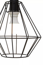 Vega Black Cage Pendant Light