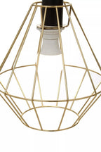 Vega Champagne Gold Cage Pendant Light