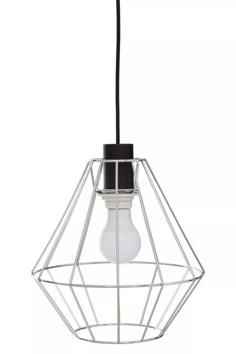 Vega Chrome Cage Pendant Light
