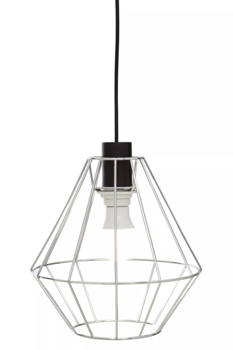 Vega Chrome Cage Pendant Light