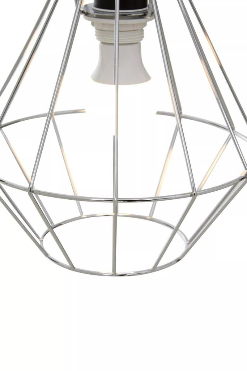 Vega Chrome Cage Pendant Light
