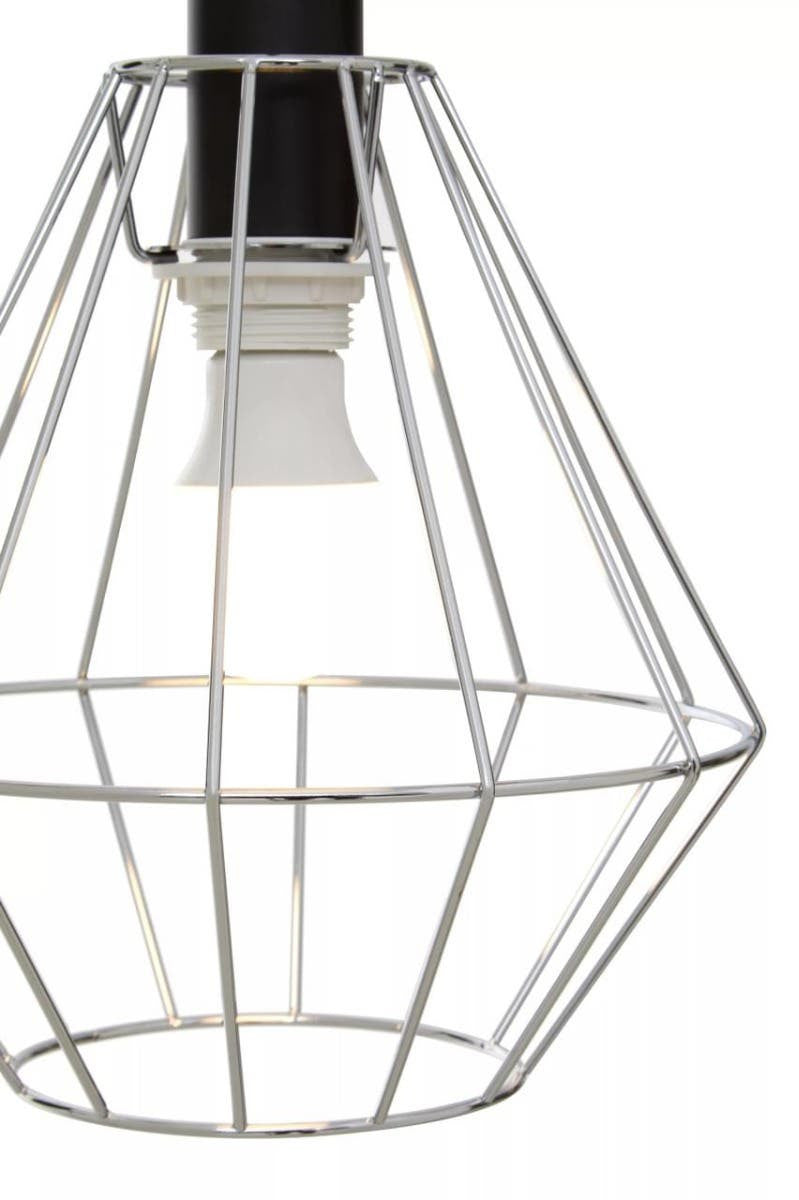 Vega Chrome Cage Pendant Light