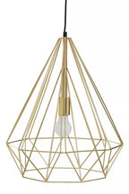 Vega Champagne Gold Conical Pendant light