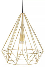 Vega Champagne Gold Conical Pendant light