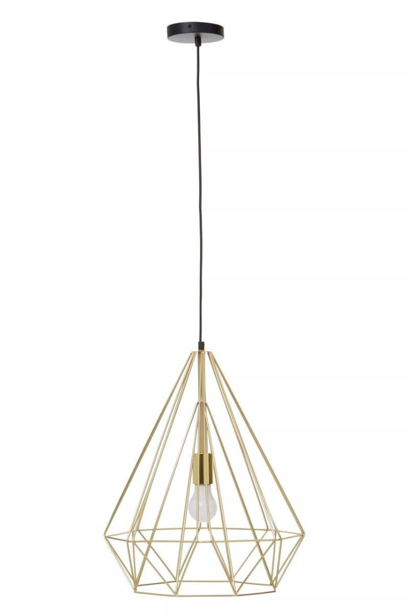 Vega Champagne Gold Conical Pendant light