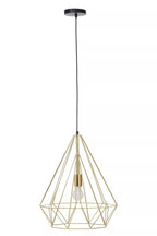 Vega Champagne Gold Conical Pendant light
