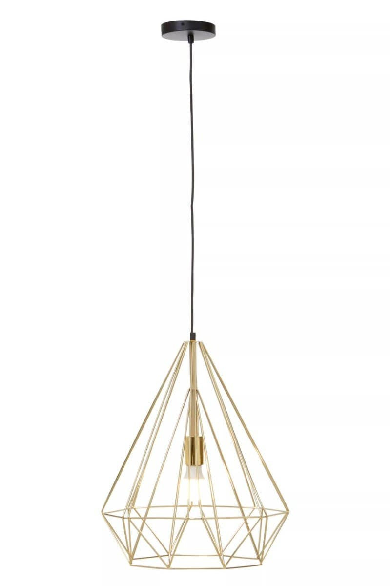 Vega Champagne Gold Conical Pendant light