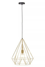 Vega Champagne Gold Conical Pendant light