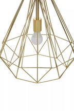 Vega Champagne Gold Conical Pendant light