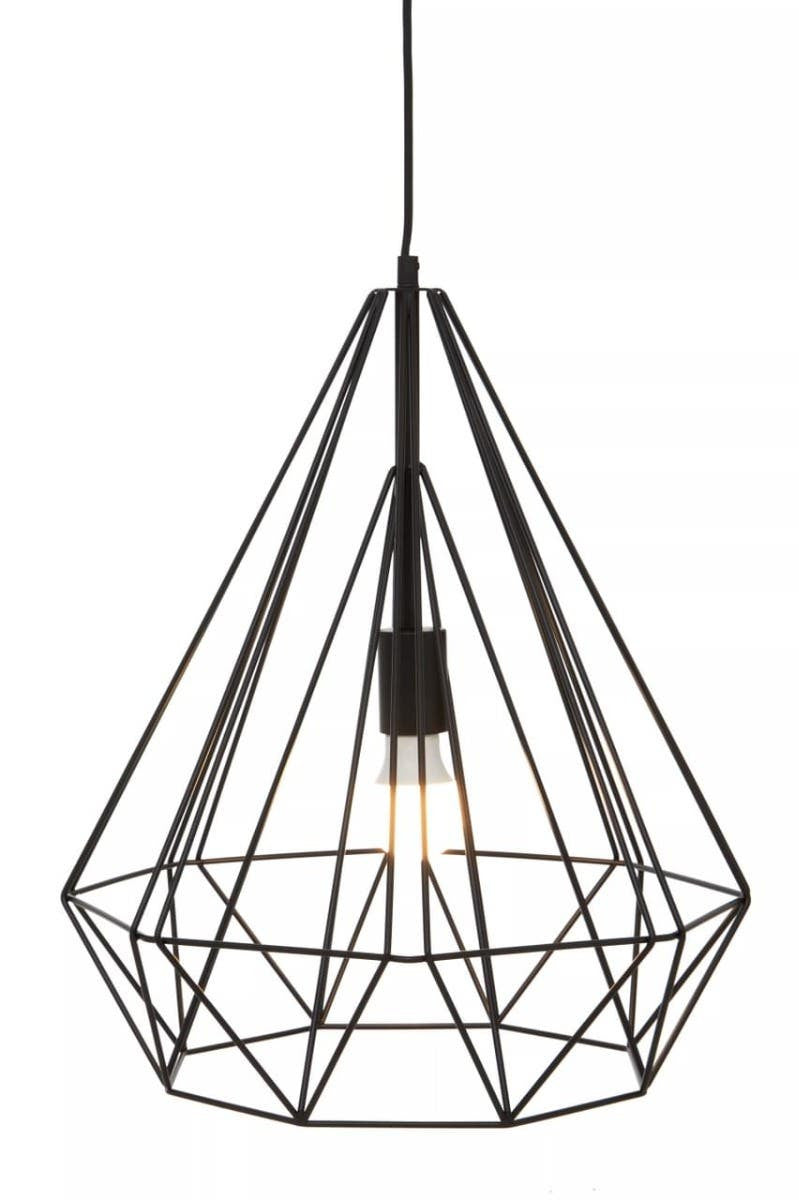 Vega Black Conical Pendant light