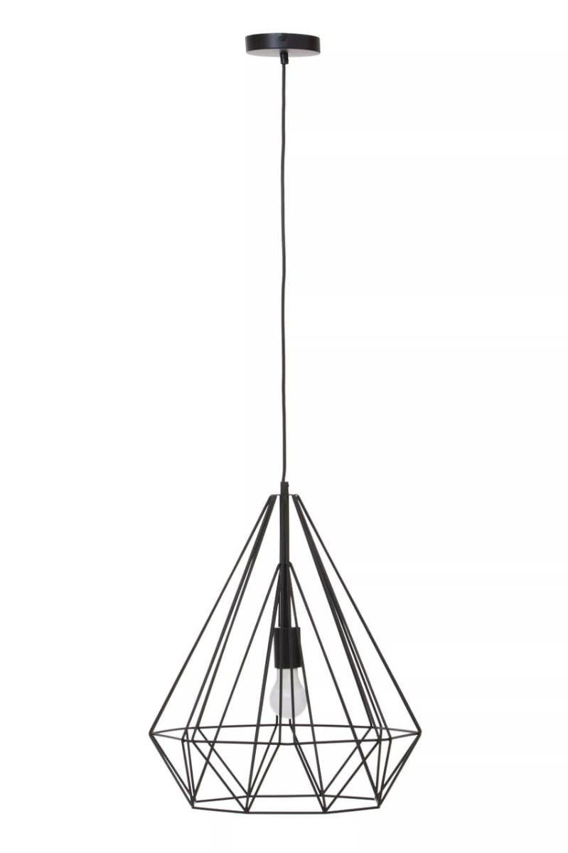 Vega Black Conical Pendant light