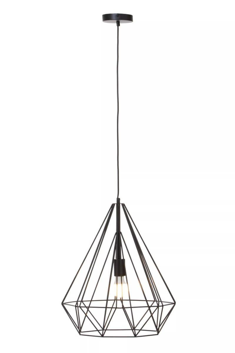 Vega Black Conical Pendant light