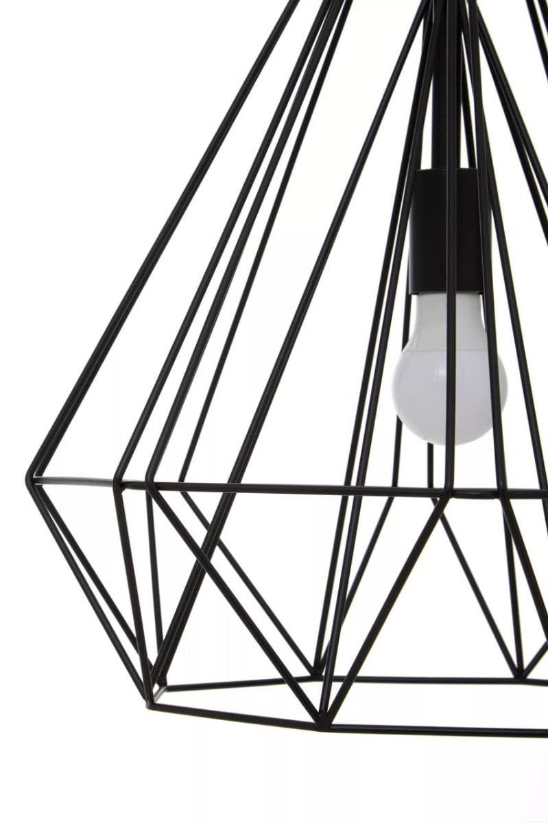 Vega Black Conical Pendant light