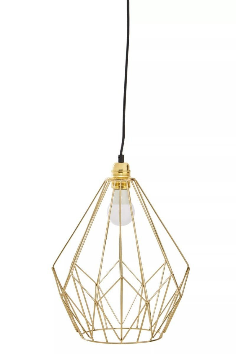Vega Champagne Gold Frame Pendant light