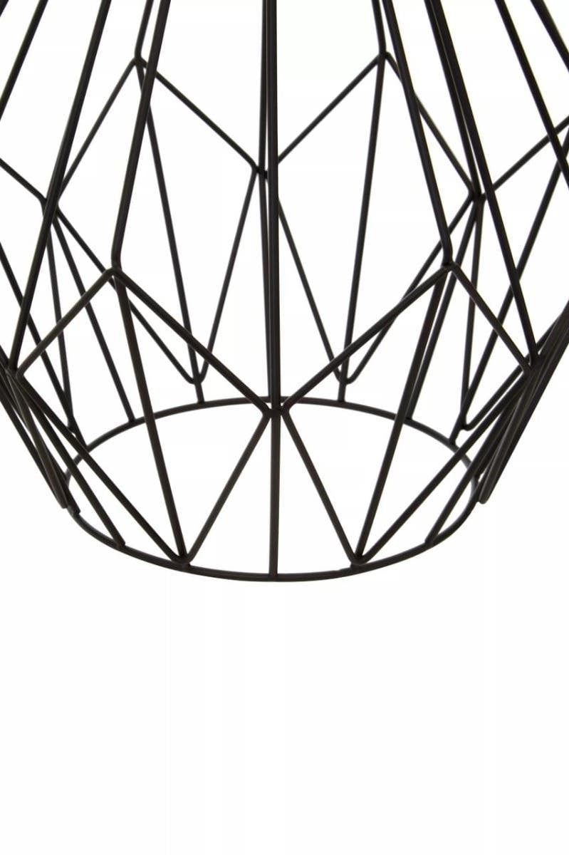 Vega Black Finish Frame Pendant light