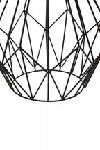 Vega Black Finish Frame Pendant light