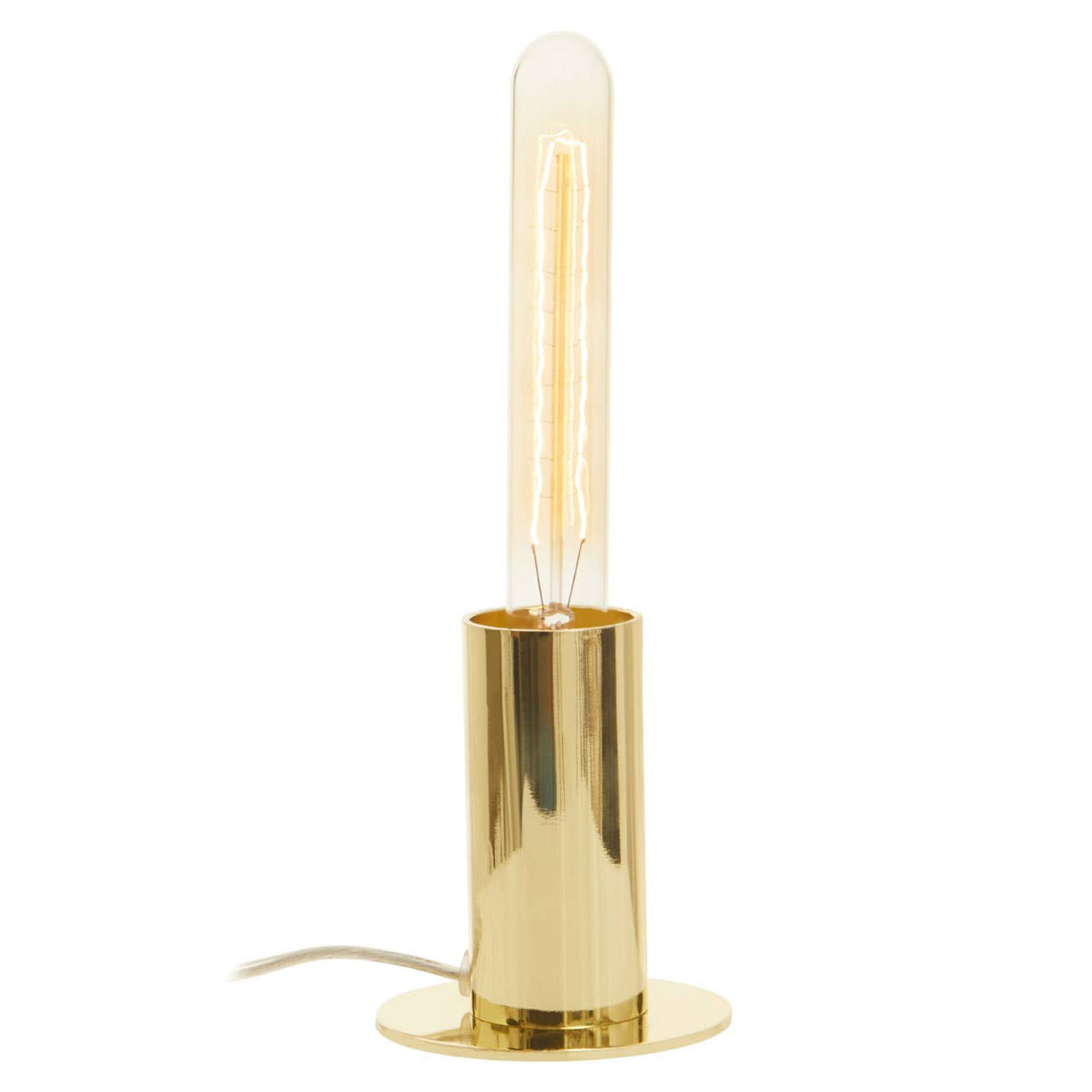 Copenhagen Shiny Brass Finish Table Lamp