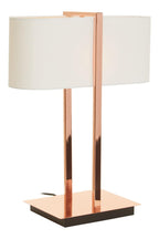 Aveline Copper Finish Table Lamp