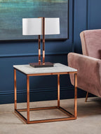 Aveline Copper Finish Table Lamp