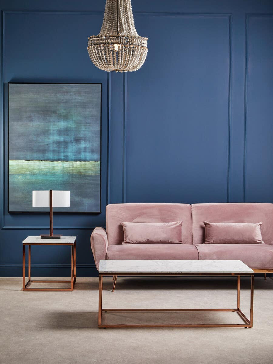Aveline Copper Finish Table Lamp