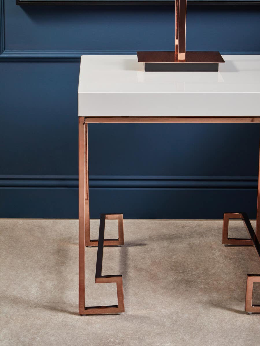 Aveline Copper Finish Table Lamp